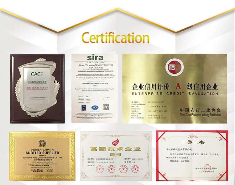 Pesticide Formulation Herbicide Glyphosate 48% SL Herbicide Glifosato 95%