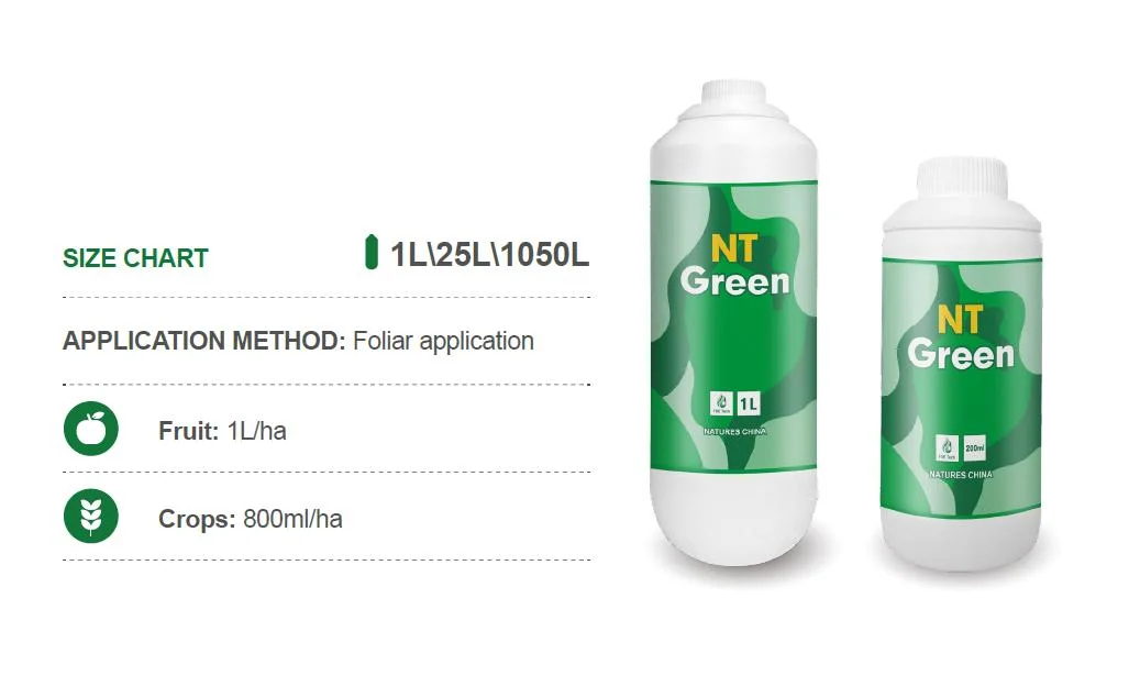 Nt Green Seaweed Fertilizer Biostimulant Water Soluble Liquid Fertilizer Organic Fertilizer Foliar Fertilizer Compound Fertilizer NPK Humic Acid Fertilizer